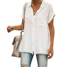 Afbeelding in Gallery-weergave laden, Women's Casual Short Sleeve Vintage Shirt
