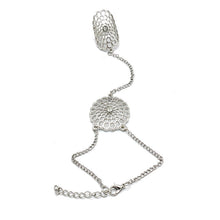 Afbeelding in Gallery-weergave laden, Uitgesneden Bloem Dream Catcher Armband Ring

