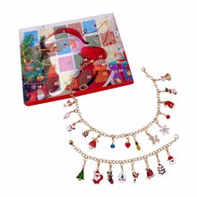 Afbeelding in Gallery-weergave laden, 24 dagen countdown kalender DIY kralen blinde doos kerst armband cadeau
