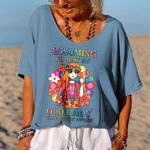 Afbeelding in Gallery-weergave laden, T-shirt met V-hals en print voor meisjes
