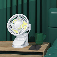 Afbeelding in Gallery-weergave laden, Clip Type USB Oplaadbare Mini Elektrische Ventilator
