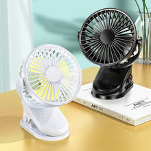 Afbeelding in Gallery-weergave laden, Clip Type USB Oplaadbare Mini Elektrische Ventilator
