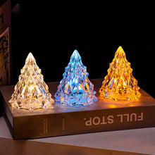 Afbeelding in Gallery-weergave laden, Mini LED Kristallen Kerstboom Nachtlampje
