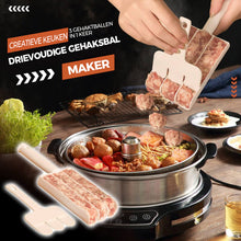 Afbeelding in Gallery-weergave laden, Creative Kitchen drievoudige gehaktbalmaker
