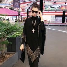 Afbeelding in Gallery-weergave laden, Dames Shawl van glanzende wol

