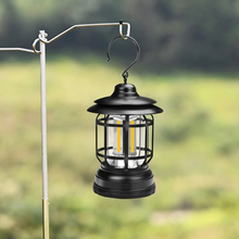 Afbeelding in Gallery-weergave laden, Draagbare retro-kampeer lamp
