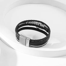 Afbeelding in Gallery-weergave laden, Laag lederen armband
