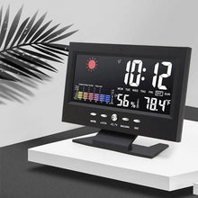 Afbeelding in Gallery-weergave laden, Digitale LED-temperatuur-vochtigheidsmonitor Wekker
