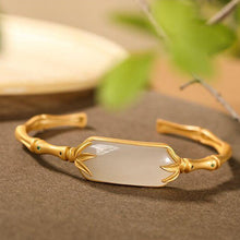 Afbeelding in Gallery-weergave laden, Elegante antieke bamboe armband

