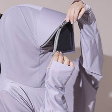 Afbeelding in Gallery-weergave laden, Ice silk windjack met uv-bescherming en capuchon
