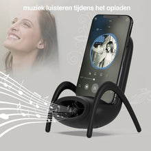 Afbeelding in Gallery-weergave laden, Draagbare mini-stoel draadloze oplader voor alle telefoons
