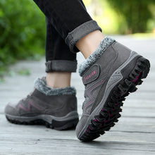 Afbeelding in Gallery-weergave laden, Paar Winter Warm Bontvoering Sneeuwschoenen
