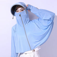 Afbeelding in Gallery-weergave laden, Ice silk windjack met uv-bescherming en capuchon
