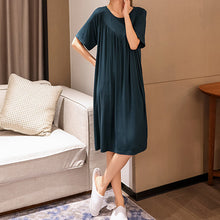 Afbeelding in Gallery-weergave laden, Super Soft Comfortable Short Sleeve Loose Pajama Dress
