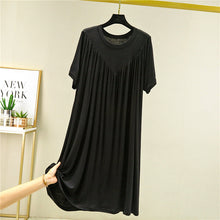 Afbeelding in Gallery-weergave laden, Super Soft Comfortable Short Sleeve Loose Pajama Dress
