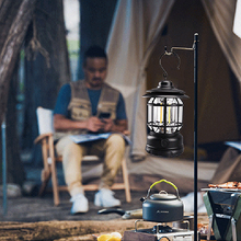 Afbeelding in Gallery-weergave laden, Draagbare retro-kampeer lamp
