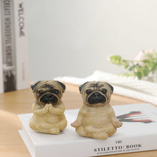 Afbeelding in Gallery-weergave laden, Buldog yoga standbeeld
