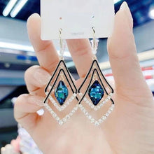 Afbeelding in Gallery-weergave laden, Square Rhombus Hoop Earrings for Women
