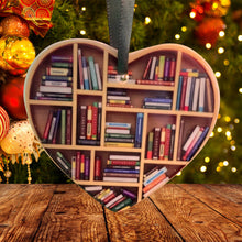 Afbeelding in Gallery-weergave laden, Boek Lovers Hart Ornament
