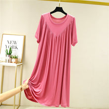 Afbeelding in Gallery-weergave laden, Super Soft Comfortable Short Sleeve Loose Pajama Dress
