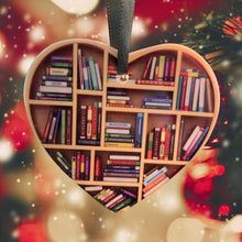Afbeelding in Gallery-weergave laden, Boek Lovers Hart Ornament
