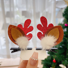 Afbeelding in Gallery-weergave laden, Rendier gewei Xmas haarclip
