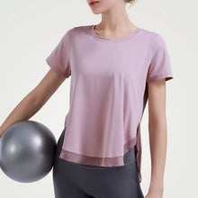 Afbeelding in Gallery-weergave laden, Mesh stitching yoga clothes
