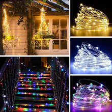 Afbeelding in Gallery-weergave laden, Kerst USB-afstandsbediening koperdraad lichtsnaar
