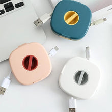 Afbeelding in Gallery-weergave laden, 2-in-1 kabelhaspel met telefoonstandaard
