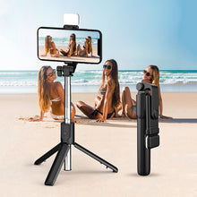 Afbeelding in Gallery-weergave laden, 6 in 1 draadloze Bluetooth-selfiestick
