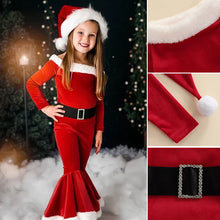 Afbeelding in Gallery-weergave laden, Fluwelen herfstoutfits voor kerstman
