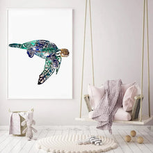 Afbeelding in Gallery-weergave laden, Metalen ornamenten voor zeedieren - cadeau voor natuurliefhebbers
