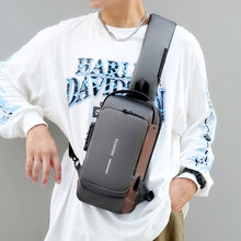 Afbeelding in Gallery-weergave laden, USB-opladen Sport Sling Anti-diefstal schoudertas
