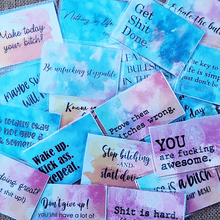 Afbeelding in Gallery-weergave laden, Grappige Motivatiekaart Cadeau (set van 20 stuks)
