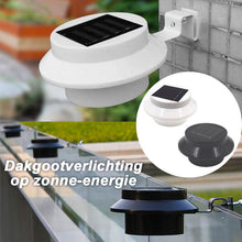 Afbeelding in Gallery-weergave laden, Dakgootverlichting op zonne-energie (2stukken)
