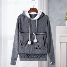 Afbeelding in Gallery-weergave laden, Hoodie met voorvak voor huisdieren
