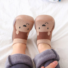 Afbeelding in Gallery-weergave laden, Antislip babyslofjes met dierenpatroon
