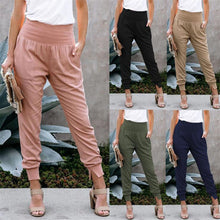 Afbeelding in Gallery-weergave laden, Joggingbroek met hoge taille en zakken
