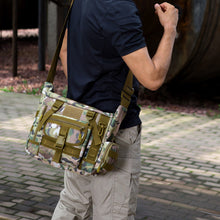 Afbeelding in Gallery-weergave laden, Waterdichte tactische militaire crossbodytas met meerdere zakken
