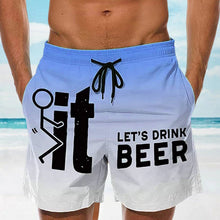 Afbeelding in Gallery-weergave laden, Hawaii-strandshort voor heren
