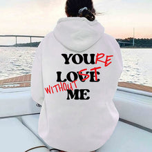 Afbeelding in Gallery-weergave laden, Effen sweatshirt met letterprint
