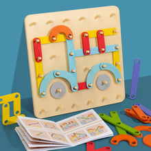 Afbeelding in Gallery-weergave laden, Montessori Pegboard-puzzel
