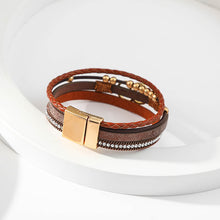 Afbeelding in Gallery-weergave laden, Laag lederen armband
