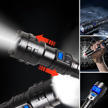 Afbeelding in Gallery-weergave laden, Oplaadbare tactische laserzaklamp met hoge lumen
