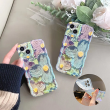 Afbeelding in Gallery-weergave laden, iPhone kleurrijk olieverfschilderij prachtige telefoonhoes
