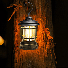 Afbeelding in Gallery-weergave laden, Draagbare retro-kampeer lamp
