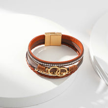 Afbeelding in Gallery-weergave laden, Laag lederen armband
