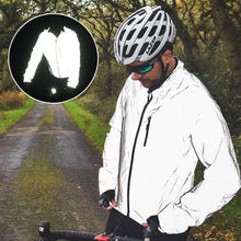 Afbeelding in Gallery-weergave laden, Volledig reflecterend fietsjack met hoge zichtbaarheid Succes
