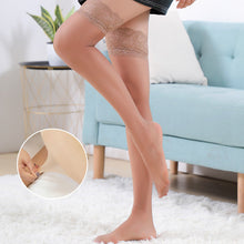 Afbeelding in Gallery-weergave laden, Ultradunne sexy kanten zwarte kousen
