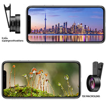 Afbeelding in Gallery-weergave laden, Twee-in-één telefoon externe lensset
